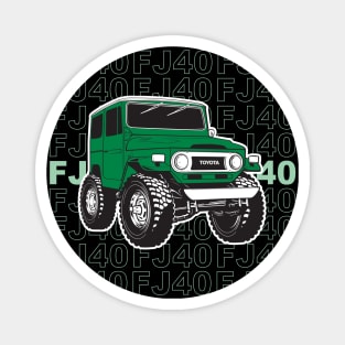 Green FJ40 Stacked Magnet